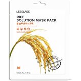 LEBELAGE Rice Solution maska za lice 25g Cene