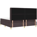  Krevet s opruga kutije s madracem Smeđa 200 x 200 cm tkanina | shoptok.hr