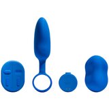  Platanomelón Mobi - akumulatorski, brezžični vibrator set - 2-delni (moder) Cene