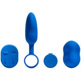  Platanomelón Mobi - punjivi, bežični vibrator set - 2 dijela (plavo) Cijene