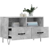 TV ormarić boja betona 80 x 36 x 50 cm konstruirano drvo | shoptok.hr