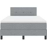  Krevet s opruga kutije Svijetlo siva 120 x 190 cm tkanina | shoptok.hr