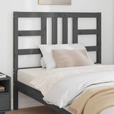  Uzglavlje za krevet sivo 106 x 4 x 100 cm od masivne borovine | shoptok.hr