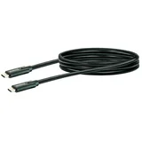 USB kabel 45325 (2 m, Vtič USB C, Črne barve)