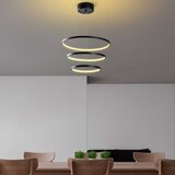 Opviq lights Crna LED viseća svjetiljka ø 50 cm Simit – | shoptok.hr