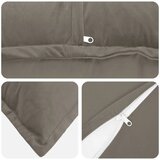  Jastuk s jastukom HOUTEN 2 kom. Svjetlosiva Baršun - Svjetlosiva 35 x 35 cm 2 | shoptok.hr