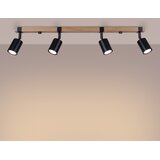 Sollux Lighting Sollux SL.1346 - Spot svetiljka FAGER 4xGU10/10W/230V crna | Eponuda.com