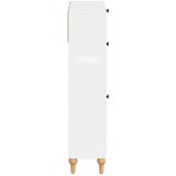  Ormar za cipele ALKMAAR 78 x 24 x 103 cm Konstruirano drvo - Bijela visokog sjaja | shoptok.hr