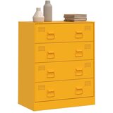 vidaXL Komoda boja senfa 67 x 39 x 83 cm čelični | shoptok.hr