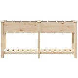 Vrtna saksija Bež 161,5 x 45 x 76,5 cm Čvrsto drvo jele | shoptok.hr