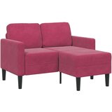 SOFA 2-sjed s ležaljkom u obliku slova L vino crveno 125 cm | shoptok.hr