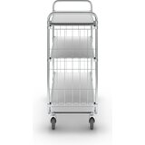 Kongamek pocinkan nivojski voziček, 3 police, 4 kolesa, 2 z zavoro, dxšxv 1195 x 470 x 1120 mm | Shoptok.si