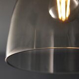 Endon 99106 - stropno svetlo urban 1xE27/10W/230V crna/prozirna | Eponuda.com
