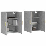  Zidni ormarići 2 kom siva boja betona 69,5 x 34 x 90 cm | Eponuda.com