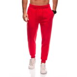 Edoti BASIC men's uniform sweatpants joggers - red | Shoptok.si