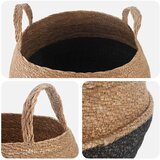  Saksija za biljke s ručkama 2 kom. Crna Ø 45 x 36 cm - Crna Ø 45 x 36 cm 2 | shoptok.hr