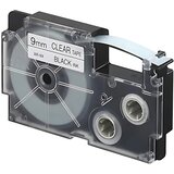 IZMAEL Kompatibilna trakica za Casio XR - 9X – 9mm x 8m - Črn tisk / prozorna podlaga | Shoptok.si