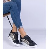 Gemre Black women's sneakers with hidden wedge Rondario | Shoptok.si