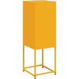  Visoka komoda boja senfa 36 x 39 x 107 cm čelična | shoptok.hr