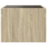  Noćni ormarić s beskonačnim LED boja hrasta sonome 40x40x30 cm | shoptok.hr