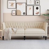  The Living Store Kavč trosed chesterfield laneno platno - Kavč Chesterfield, (21448038) | Shoptok.si
