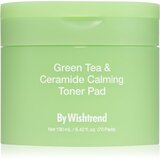 By Wishtrend Green Tea & Ceramide Calming Toner Pad tonizirajoče blazinice s pomirjajočim učinkom 70 kos Cene