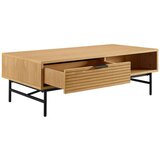 Livetastic KLUBSKA MIZA, črna, barve hrasta | Shoptok.si