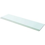  Ploče za police 2 kom staklene prozirne 100 x 25 cm | shoptok.hr