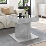  Stolić za kavu LED siva boja betona 50x50x45 cm drveni | Eponuda.com