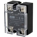Solid state relej 1xF, 25A/380Vac, Uctr=3~32Vdc SSR-D4825