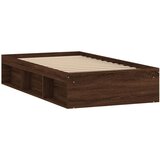  Posteljni okvir rjavi hrast 90x200 cm | Shoptok.si