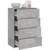  Komoda siva boja betona 60x31x84 cm od konstruiranog drva | Eponuda.com