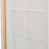 vidaXL Sobna pregrada s 3 panela od tkanine 120 x 170 x 4 cm krem | shoptok.hr