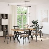vidaXL Jedilna miza NOAIN 160x90x75 cm trdna borovina | Shoptok.si