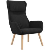  Stolica za opuštanje crna baršunasta | shoptok.hr