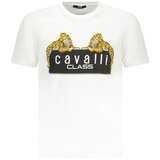 Cavalli Class Muška Majica Kratkih Rukava Bijela | shoptok.hr