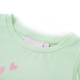  Dječja majica s volanima na rukavima nježnozelena 92 | shoptok.hr
