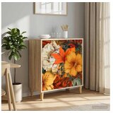 vidaXL Kreveta GENNEP Sonoma 69 x 33 x 75 cm Konstruirano drvo - Print ljiljana | shoptok.hr
