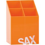 Čaša za olovke Sax design kocka narančasta | shoptok.hr