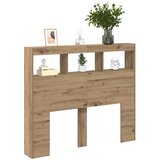 vidaXL Umjetničko uzglavlje od hrasta Umjetnički hrast Konstruirano drvo | shoptok.hr