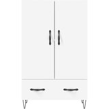  Visoka komoda bijela 69,5 x 31 x 115 cm od konstruiranog drva Slike