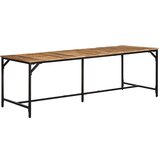 vidaXL jedilna miza 220x90x75 cm masivni les grobo mango Cene