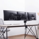  NOSAČ ZA TRI MONITORA GEMBIRD MA-DA3-01, montaža na stol, (full-motion), do 27”, up to 7 kg Cijene