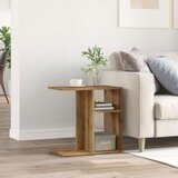 vidaXL Stranska mizica artisan hrast 50x30x50 cm inženirski les | Shoptok.si