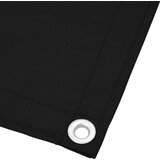  Balkonsko platno črno 75x1000 cm 100 % poliestrski oxford | Shoptok.si