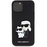 Maska za iPhone 12 Pro Max Black Karl Lagerfeld PU Saffiano Karl and Choupette NFT | ePonuda.com
