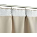 vidaXL Zavjesa za zamračivanje s kukama bež 290 x 245 cm | shoptok.hr