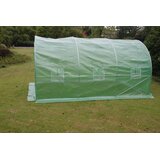  Vrtni tunelski staklenik 4 × 2,5 × 2 m, 10 m², s metalnom konstrukcijom i UV-otpornom folijom | shoptok.hr