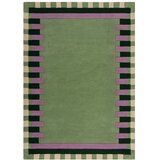Flair Rugs Zeleni/ljubičasti ručno rađen vunen tepih 120x170 cm Kai Wool Border – | shoptok.hr