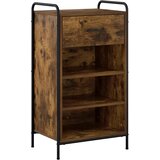  Ormar za cipele 51 x 36 5 x 93 cm Konstruirano drvo - Dimljeni hrast 51 x 36 5 x 93 cm 1 ladica i 3 police | shoptok.hr